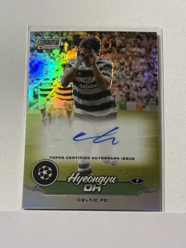 2023-24 Topps Stadium Club Chrome Auto Refractor Hyeongyu Oh