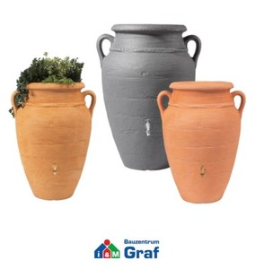 Graf Antik Amphore Regenspeicher Wassertank 250 L Mit Pflanzschale Ebay