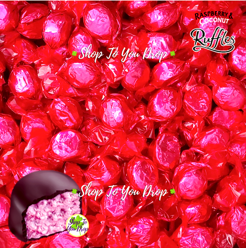 900G JAMESONS RASPBERRY RUFFLES Coconut Dark Chocolate Christmas ...