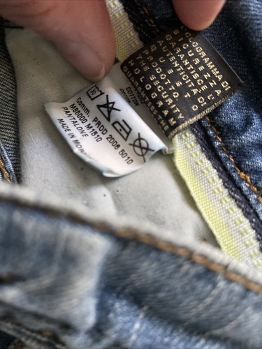 Kids DEVILS Roberto Cavalli 100% Cotton LOGO DENIM JEANS 114 5 Boy Girl COUTURE - Picture 7 of 8