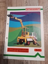 Prospekt Griesser Hk 6500 AK 8000 Traktor Schlepper Brochüre M