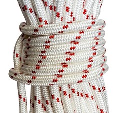 3/4" x 100' Double Braid Rope, Arborist Bull Rope, Rigging Line, Hoist Line, NEW