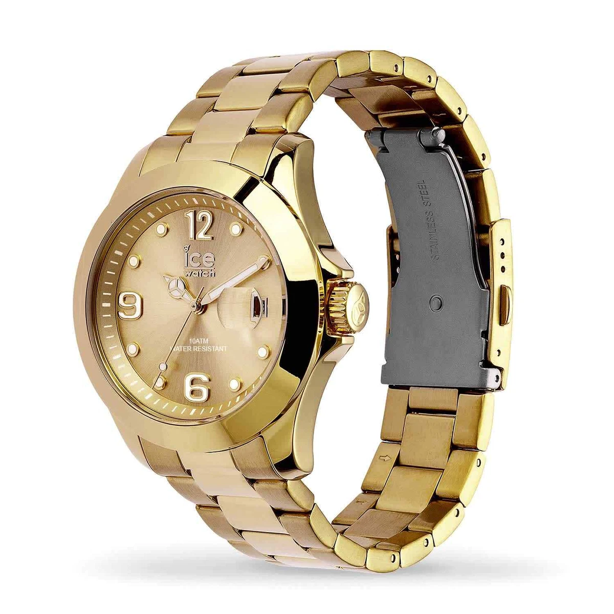 Ice Watch Quartz Gold Dial Gold tone Unisex Watch 016916 eBay