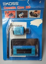 Vintage Koss Cassette Care Kit Cassette Head Cleaner NOS