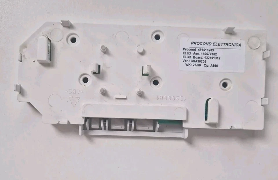 Module Contrôle Lave Linge Electrolux 451516263 - Photo 2/3