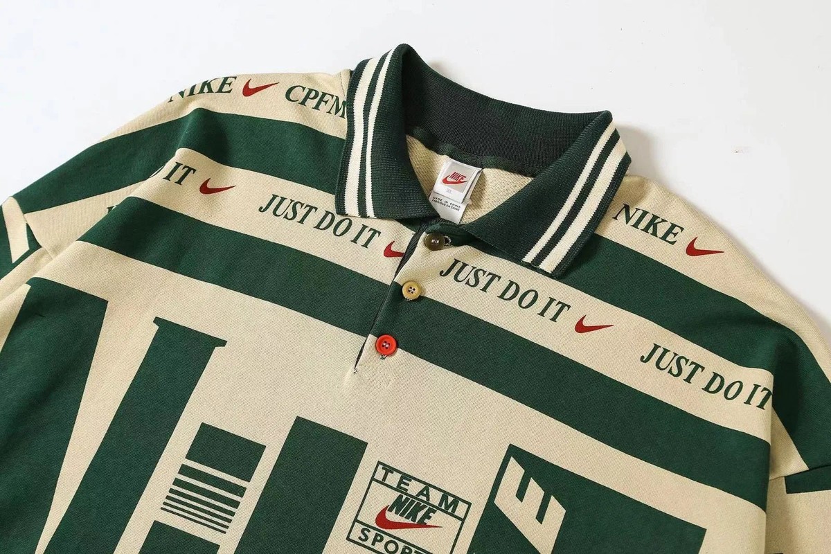 Nike x Cactus Plant Flea Market Longsleeve Polo Natural CPFM Nike x Cactus Plant Flea Market Longsleeve Polo Natural CPFM