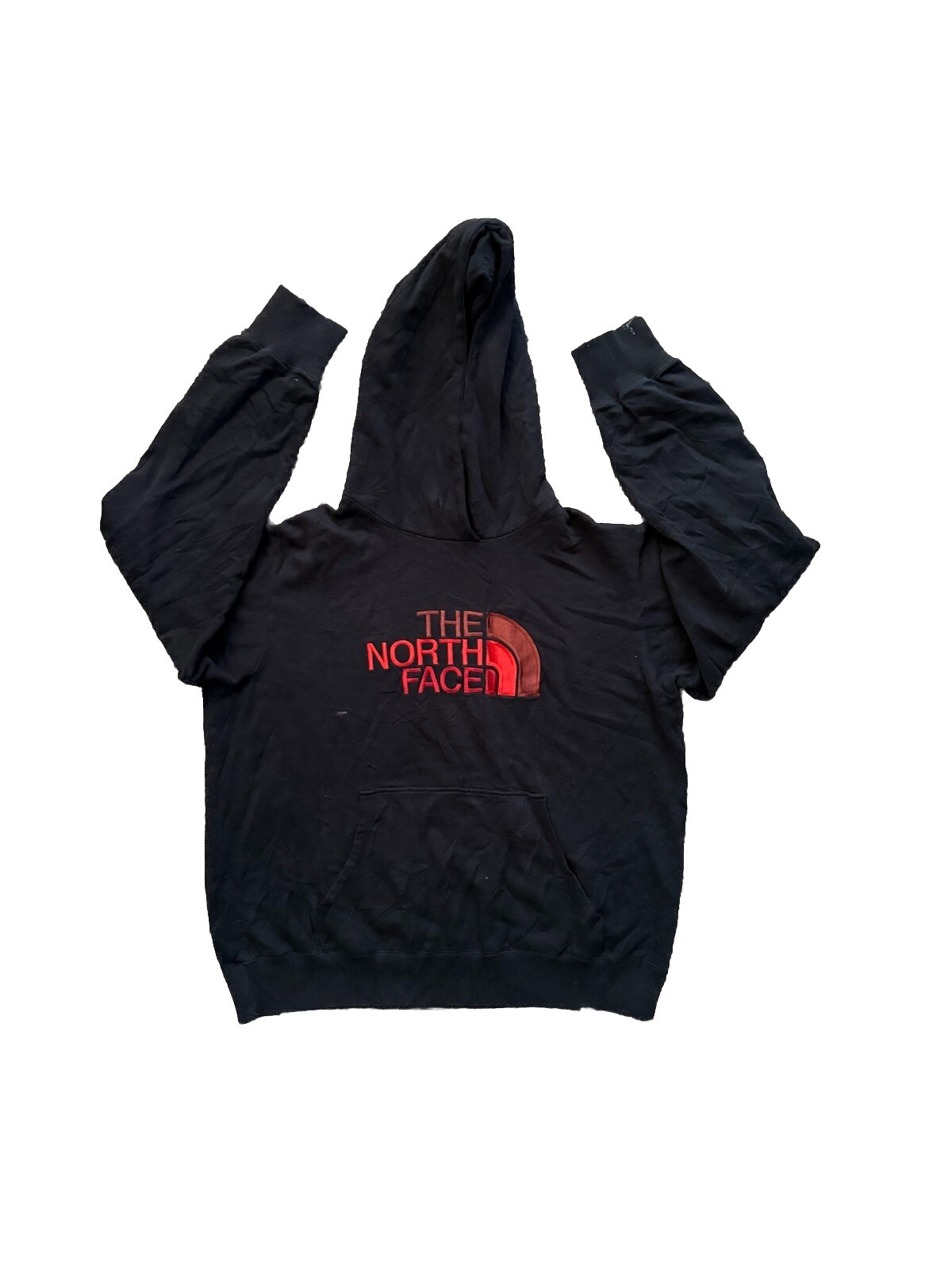 The North Face Red Logo Hoodie Sz XL