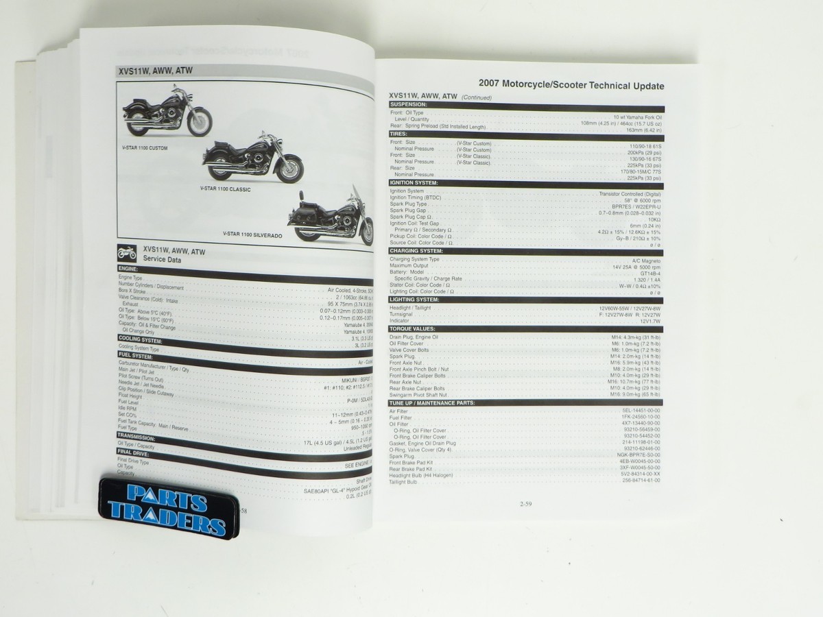 Genuine Yamaha 2007 Motorcycle Scooter Technical Update