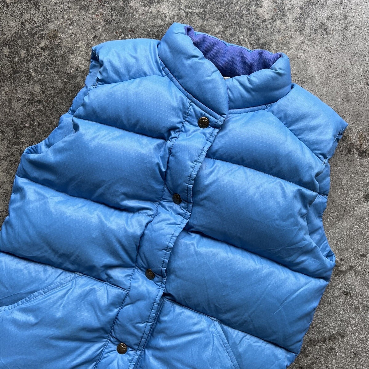 Vintage 80s Eddie Bauer Zip Up Goose Down Vest Mens Size