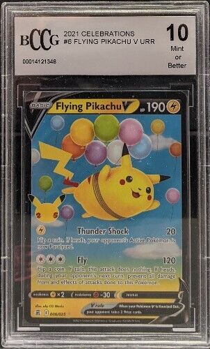 2021 Pokemon Celebrations - Flying Pikachu V #006/025 Ultra 2021 Pokemon Celebrations - Flying Pikachu V #006/025 Ultra