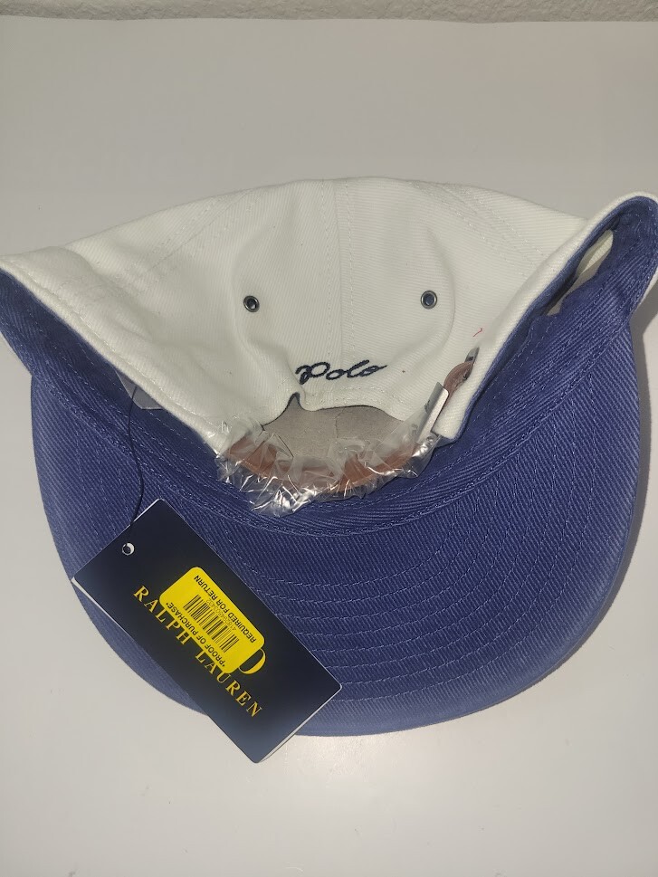 Polo by Ralph Lauren ホワイトキャップ 1967年デザイン Amazon | Polo Ralph Lauren レトロ 野球 コットン ツイル