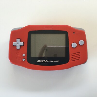 任天堂　ゲームボーイ　AGB-S- GAMEBOY ADVANCE Game Boy Advance Limited Zellers Red AGB-001 GBA 100