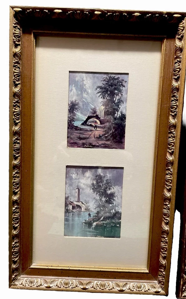 Cellini Windsor Framed Artwork Landscape Paintings Lot 2 8”x15” - Image 4 of 4