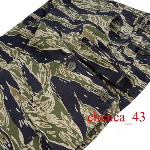 Vietnam War US Army Tiger Stripe Camouflage Cotton Shorts Vintage Men TCU Summer - Picture 5 of 8