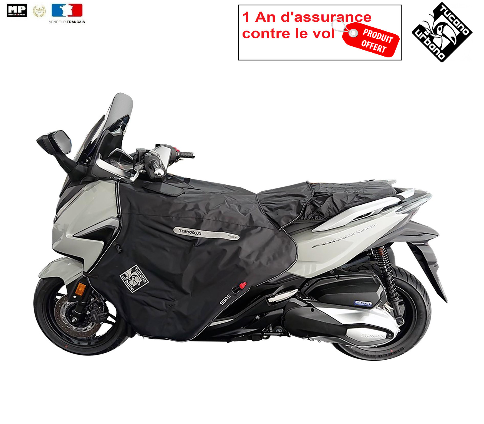Tablier étanche Tucano R220-X anti-flottement Honda Forza 125 350