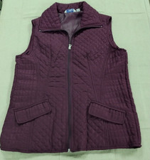 Indigo Vest Womens Medium Dark Purple