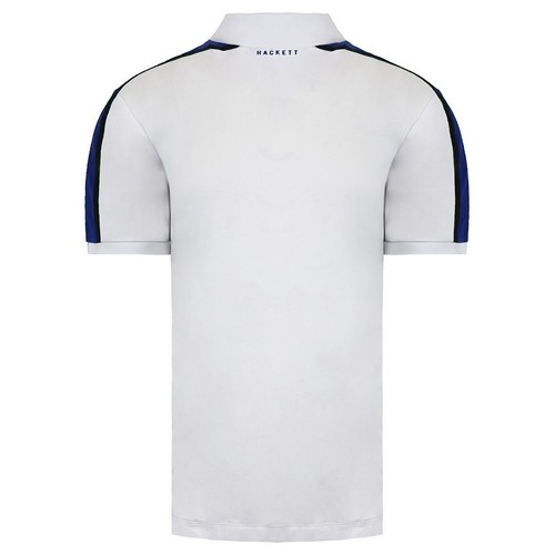 Hackett Aston Martin Racing Mens White Polo Shirt - Picture 2 of 9