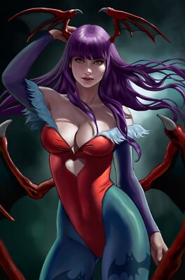   TEAM DARKSTALKERS #1 IVAN TALAVERA 616 MORRIGAN Virgin Variant B LTD 500