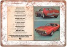 Vintage 1972 American Motors AMC Javelin Ad Reproduction Metal Sign A11509