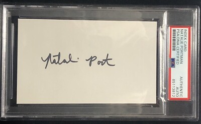 Natalie Portman Signed Autograph Cut PSA/DNA Slabbed Actress Star