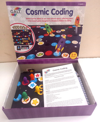 GALT - Cosmic Coding - Brettspiel führt Kinder an das Programmieren heran - vollständig