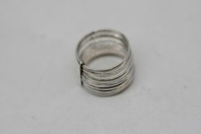 925 Sterling Silver 7 Stackable Band Rings Size 8.5