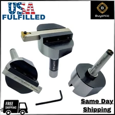 3" Head Fly Cutter with Carbide Indexable Tip(TNMG16) & HSS Tool Bit-USA FULFILL