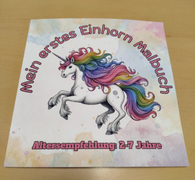 Einhorn Malbuch für Kinder ab 2 Jahren Neu & unbenutzt 54 Motive Spielzeug V2