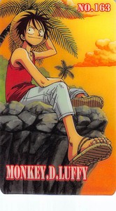 One Piece Trading Card Bandai New King Of Pirates Gumi 5 No 163 Monkey D Luffy Ebay