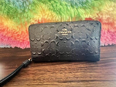 coach medium zip around wallets for women - Main Image