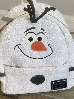 Disney Loungefly Olaf mini backpack Sequins
