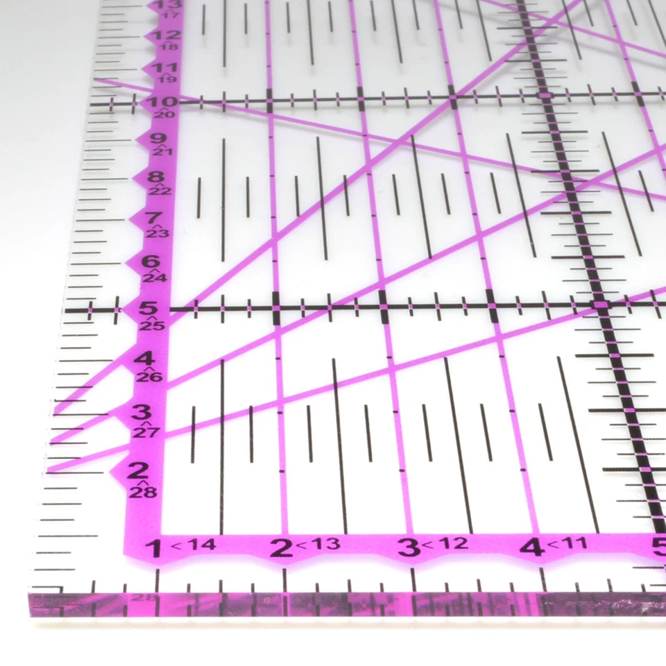 Patchwork Lineal Zentimeterraster viele Farben bunt - Bild 3 von 4