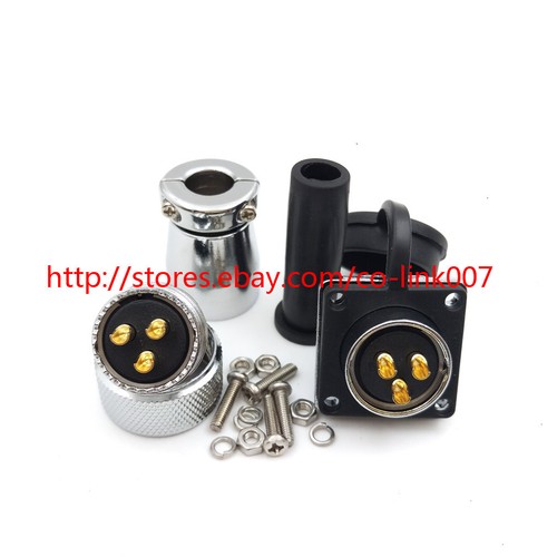 WS20 3Pin Waterproof Connector, IP65 High Voltage Power Cable Connector - Picture 5 of 6