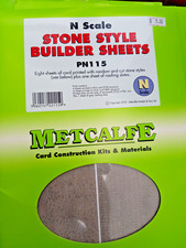 N Gauge Metcalfe Building Kit  - Stone Style Builders Sheets  (PN115)