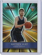 2021-22 Wild Card Alumination Matthew Hurt Teal/Yellow (Rainbow Paper) /225