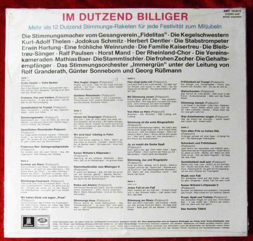 3LP Box Im Dutzend Billiger (Odeon SMO 1010/12 D 1970 Selaed OVP - Bild 2 von 2