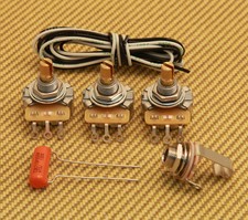 WKJ-SPLIT Split Shaft Wiring Kit For Late 70s USA Fender Jazz Bass 