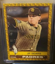 2025 Topps Heritage High Number -JP Sears Color Of The Year #/76 Padres SSP