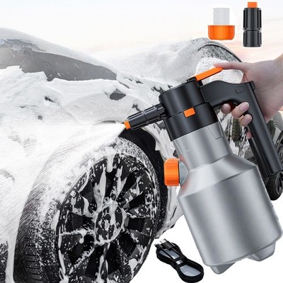 Electric Foam Sprayer 2L Rechargeable Cordless Cannon Spray for Car Garden Wash