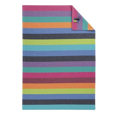 Cawö Home Geschirrtücher Cuisine Lifestyle Blockstreifen 7058 multicolor dunkel