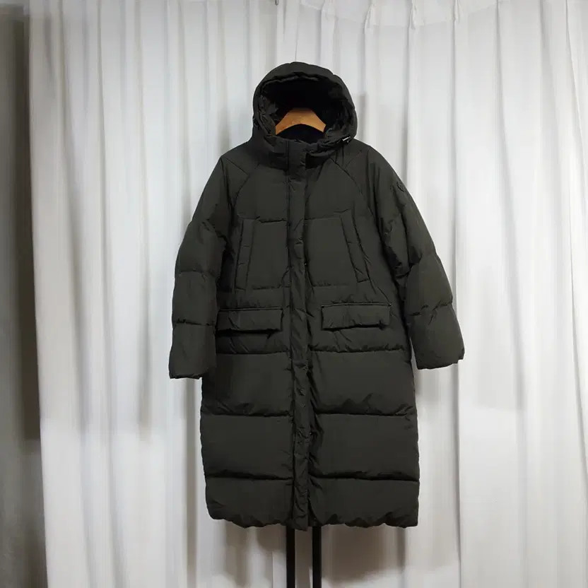 Descente Women's Down Long Padding Jacket Khaki S… - image 1