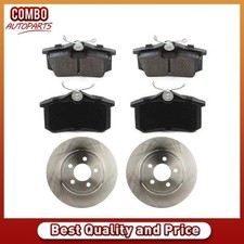 Rear Brake Rotors Brake Pads for 2016 Peugeot 2008