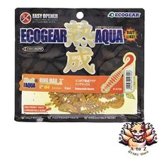 NEW Ecogear Ursaringx Mature Aqua Worm 3 inches J04 Hoya Yellow.