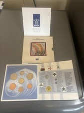1991 Royal Mint United Kingdom Deluxe Proof 7 Coin Set