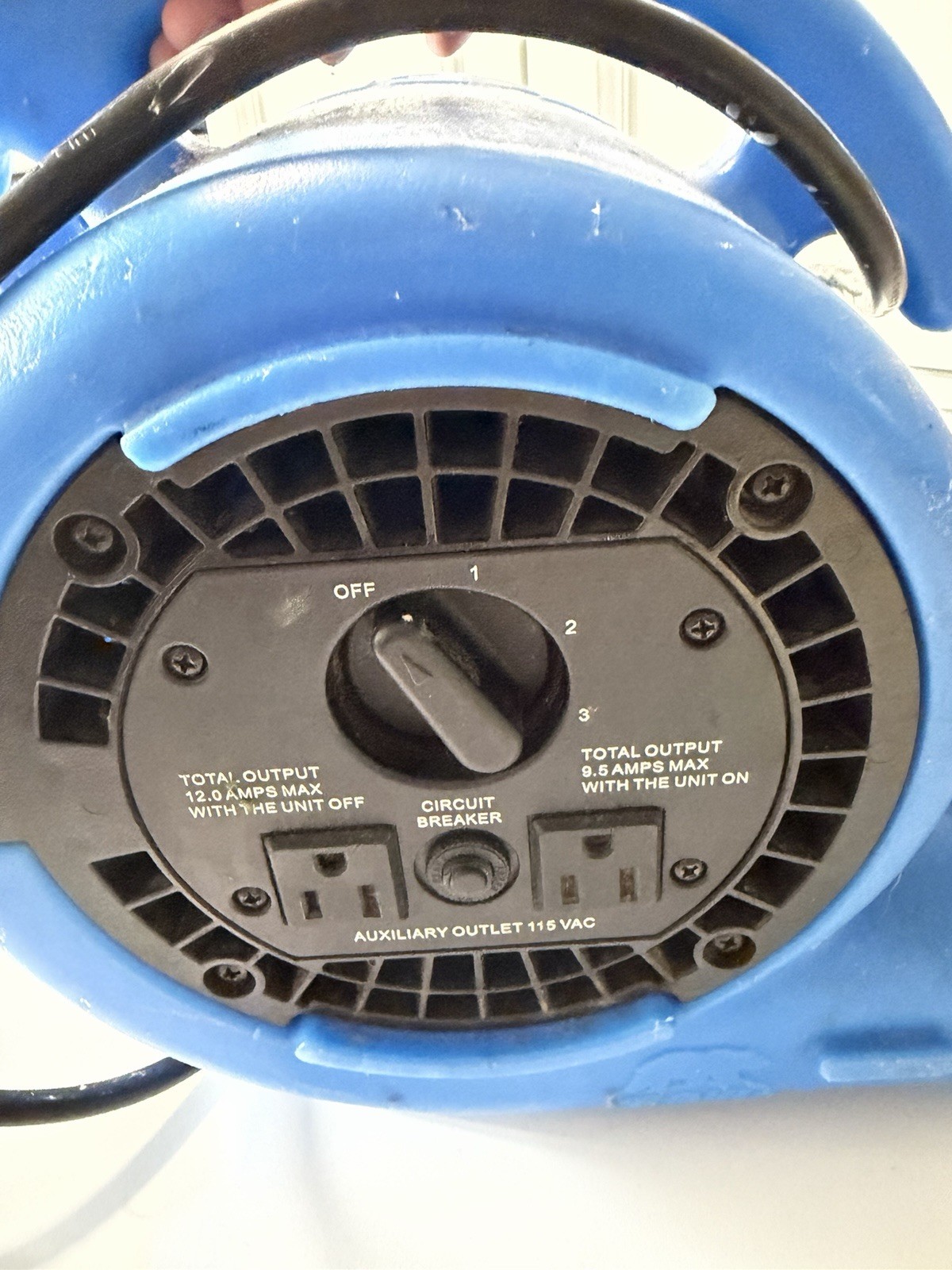 B-Air VP-20 Blue Air Mover / Floor Dryer – 3 Speed, 1/5 HP, 115V