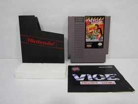 NES Vice Project Doom with Damaged Box & Manual