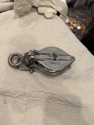 Lineman's snatch block - Bethea Tool - HLB-1250 with hooks