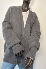 Extreme Cashmere Strickjacke grey No 244 papi...