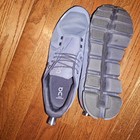 Mens 11.5 On Cloud 5 Waterproof Shoes/Sneakers Metallic Gray Navy Blue 59-98531 — photo 2