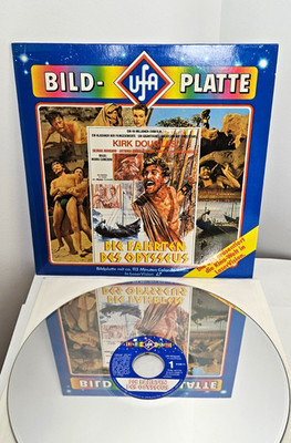 Die Fahrten des Odysseus LaserDisc Bildplatte Kirk Douglas Camerini 1956 FSK12